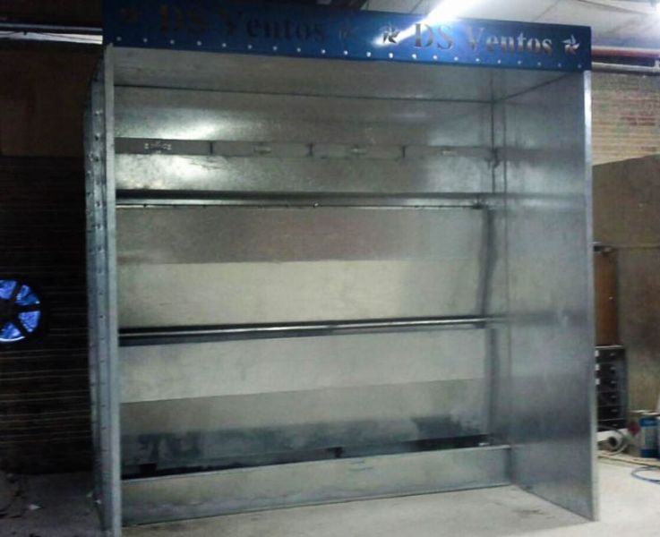 Cabine de Pintura com Cortina D'água